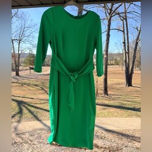 ✨ ☘️ Adriana Papell Green Dress Sz12 ✨ ☘️